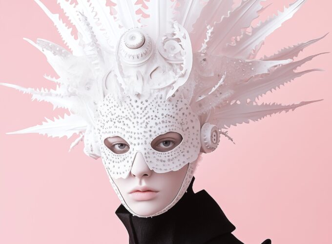 Avant-Garde Headpiece and Mask