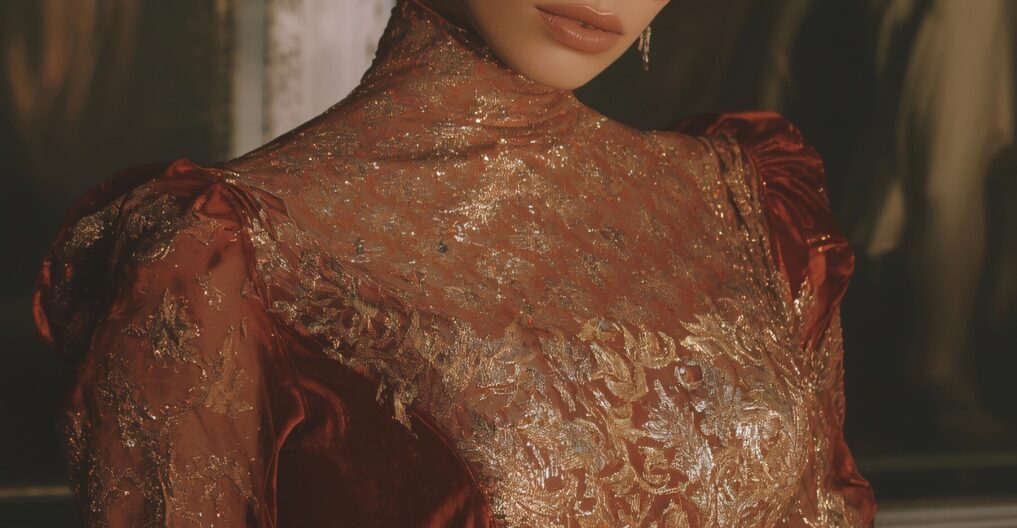 Elegant Masked Woman